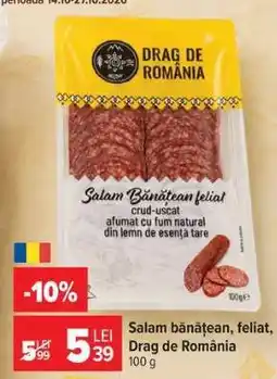 Carrefour Salam bănățean, feliat, Drag de România Ofertă