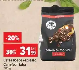Carrefour Cafea boabe espresso Carrefour Extra Ofertă