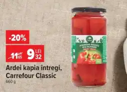 Carrefour Ardei kapia întregi, Carrefour Classic Ofertă