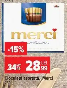 Carrefour Ciocolată asortată, Merci Ofertă