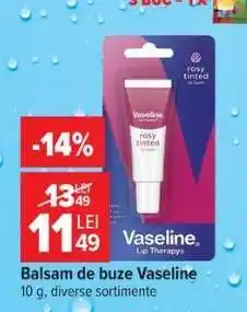 Carrefour Balsam de buze Vaseline Ofertă