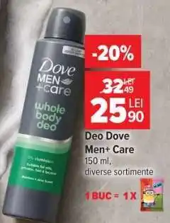 Carrefour Deo Dove Men+ Care Ofertă