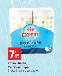 Carrefour Prosop hârtie Carrefour Expert Ofertă