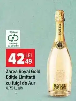 Carrefour Zarea Royal Gold Ediție Limitată cu fulgi de Aur Ofertă
