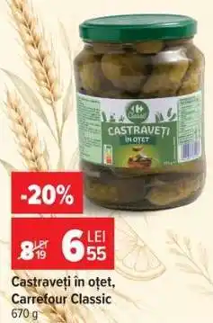 Carrefour Castraveți în oțet Carrefour Classic Ofertă