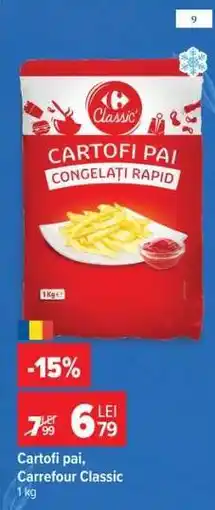 Carrefour Cartofi pai Carrefour Classic Ofertă