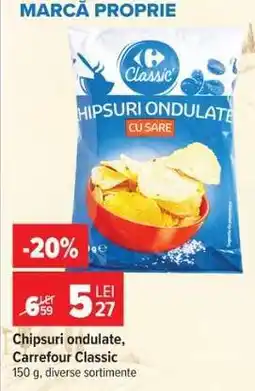 Carrefour Chipsuri ondulate, Carrefour Classic Ofertă
