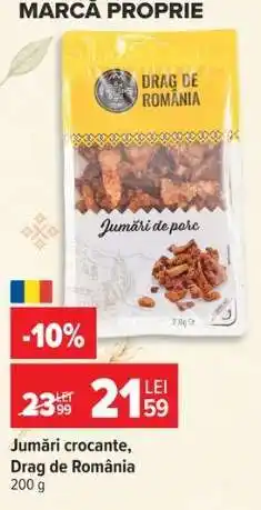 Carrefour Jumări crocante, Drag de România Ofertă