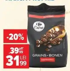 Carrefour Extra Espresso Coffee Beans Ofertă