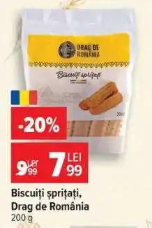 Carrefour Biscuiți sprițați Drag de România Ofertă