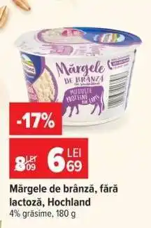 Carrefour Mărgele de brânză, fără lactoză, Hochland Ofertă