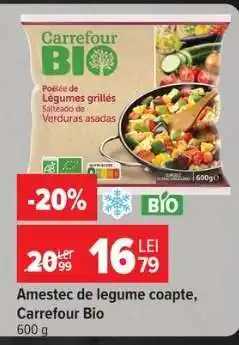 Carrefour Amestec de legume coapte Carrefour Bio Ofertă