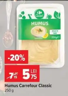 Carrefour Humus Carrefour Classic Ofertă