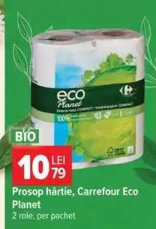 Carrefour Prosoape hârtie, Carrefour Eco Planet Ofertă