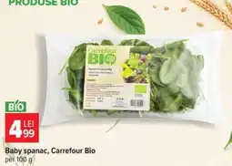 Carrefour Baby spanac, Carrefour Bio Ofertă