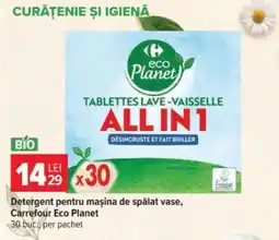Carrefour Detergent pentru mașina de spălat vase, Carrefour Eco Planet Ofertă