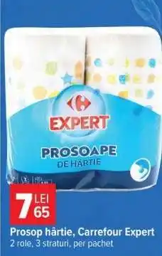 Carrefour Prosoape de hârtie, Carrefour Expert Ofertă
