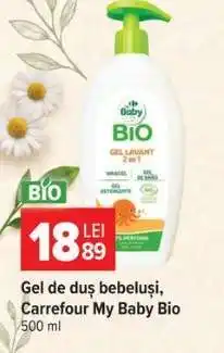 Carrefour Gel de duș bebeluși, Carrefour My Baby Bio Ofertă