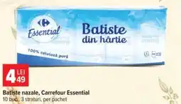Carrefour Batiste nazale Carrefour Essential Ofertă