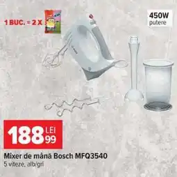 Carrefour Mixer de mână Bosch MFQ3540 Ofertă