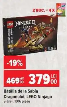 Carrefour Bătălia de la Sabia Dragonului, LEGO Ninjago Ofertă