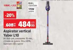 Carrefour Aspirator vertical Yaber L10 Ofertă