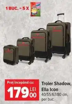 Carrefour Troler Shadow Ella Icon Ofertă