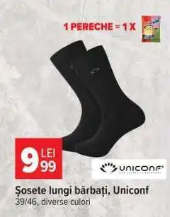 Carrefour Șosete lungi bărbați, Uniconf Ofertă