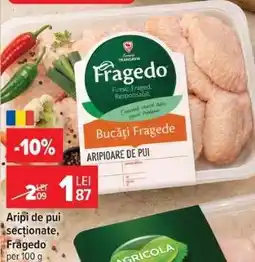 Carrefour Aripi de pui secționate, Fragedo Ofertă
