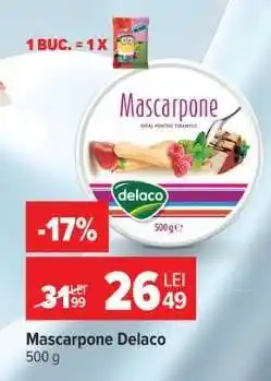 Carrefour Mascarpone Delaco Ofertă