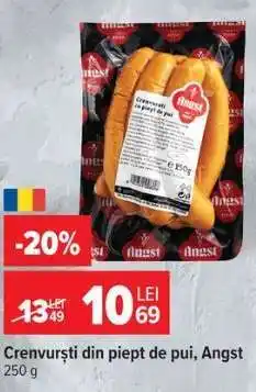 Carrefour Crenvurști din piept de pui, Angst Ofertă