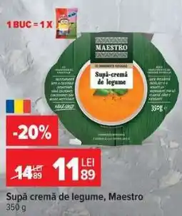 Carrefour Supă cremă de legume Maestro Ofertă