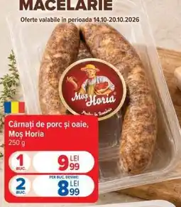 Carrefour Cârnați de porc și oaie, Moș Horia Ofertă