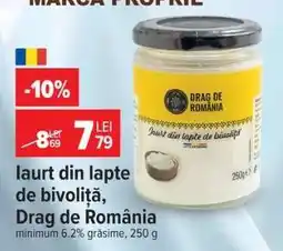 Carrefour Iaurt din lapte de bivoliță Drag de România Ofertă
