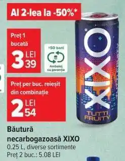 Carrefour Băutură necarbogazoasă XIXO Ofertă