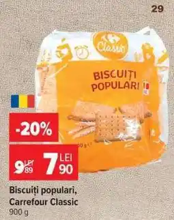 Carrefour Biscuiți populari Carrefour Classic Ofertă