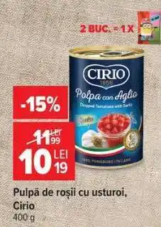 Carrefour Pulpă de roșii cu usturoi Cirio Ofertă