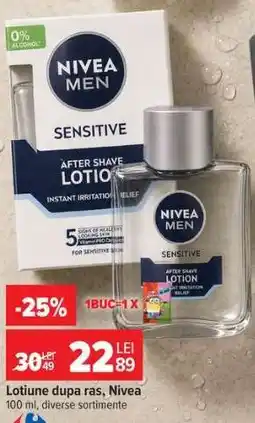 Carrefour Nivea Men Sensitive After Shave Lotion Ofertă
