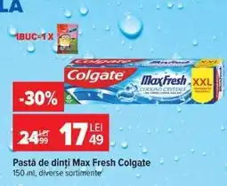 Carrefour Pastă de dinți Max Fresh, Colgate Ofertă