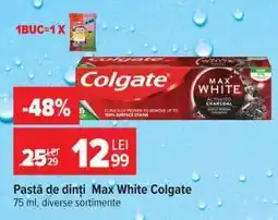 Carrefour Pastă de dinți Max White Colgate Ofertă