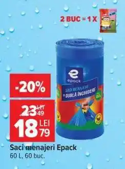 Carrefour Saci menajeri, Epack Ofertă