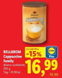 Lidl BELLAROM Cappuccino Family Ofertă