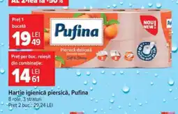 Carrefour Hârtie igienică piersică, Pufina Ofertă