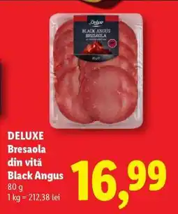 Lidl DELUXE Bresaola din vită Black Angus Ofertă