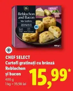Lidl CHEF SELECT Cartofi gratinați cu brânză Reblochon și bacon Ofertă