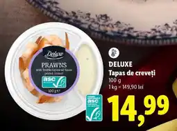 Lidl DELUXE Tapas de creveți Ofertă