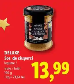 Lidl DELUXE Sos de ciuperci Ofertă