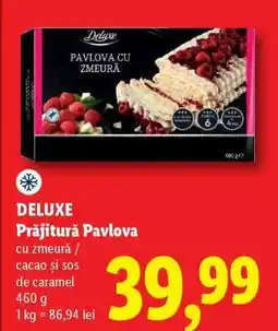 Lidl DELUXE Prăjitură Pavlova Ofertă