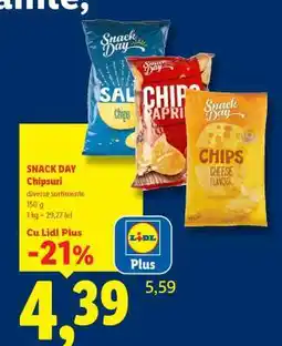 Lidl Snack Day Chipsuri Ofertă