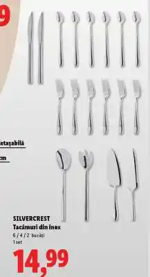 Lidl Silvercrest Tacâmuri din inox Ofertă